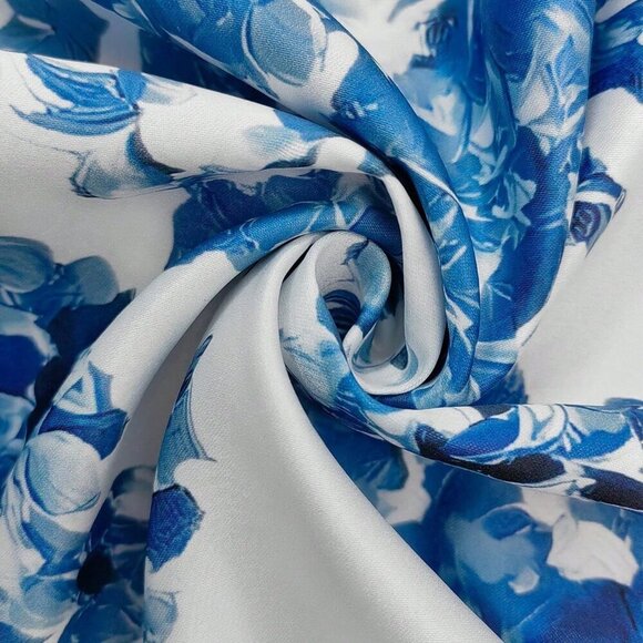 Multicolor Euro Womens Sexy Floral Print Tie Waist Backless Halter Mini Dress - Picture 5 of 11